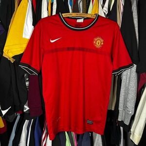 Vintage‎ y2k sportswear Manchester United home football shirt Size measures M